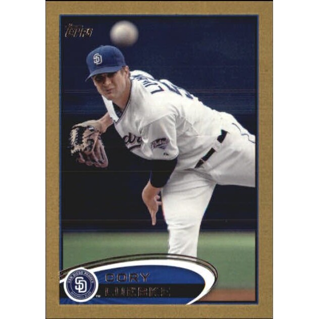 2012 Topps Mini Gold #23 Cory Luebke. rookie card picture