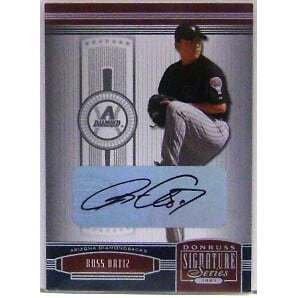2005 Donruss Signature Series Autograph Silver #11 Russ Ortiz T4