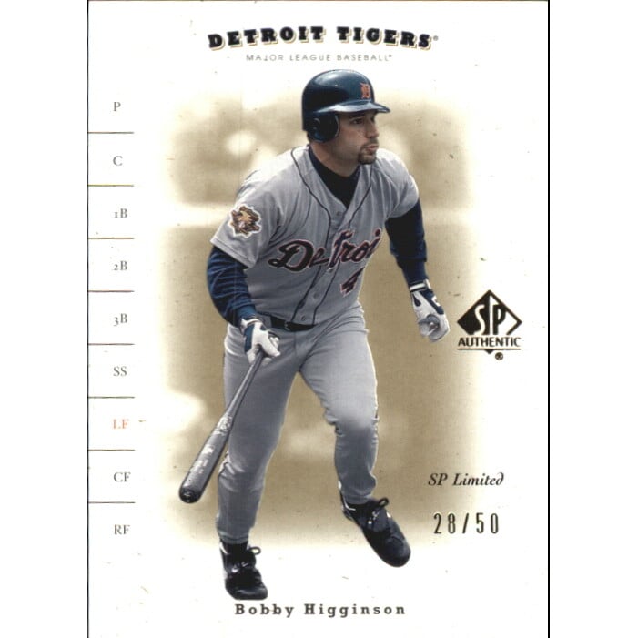 2001 SP Authentic Limited #28 Bobby Higginson