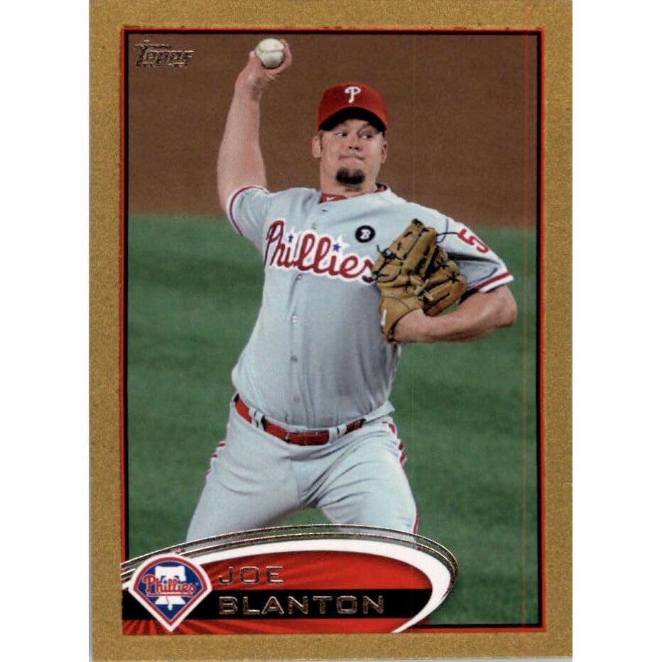 2012 Topps Mini Gold #551 Joe Blanton. rookie card picture
