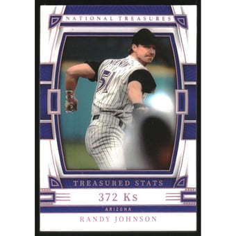 2023 Panini National Treasures Treasured Stats #41 Randy Johnson