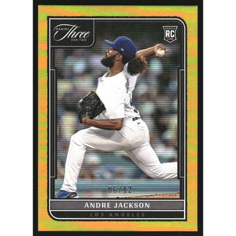 2022 Panini Three and Two Holo Gold #112 Andre Jackson