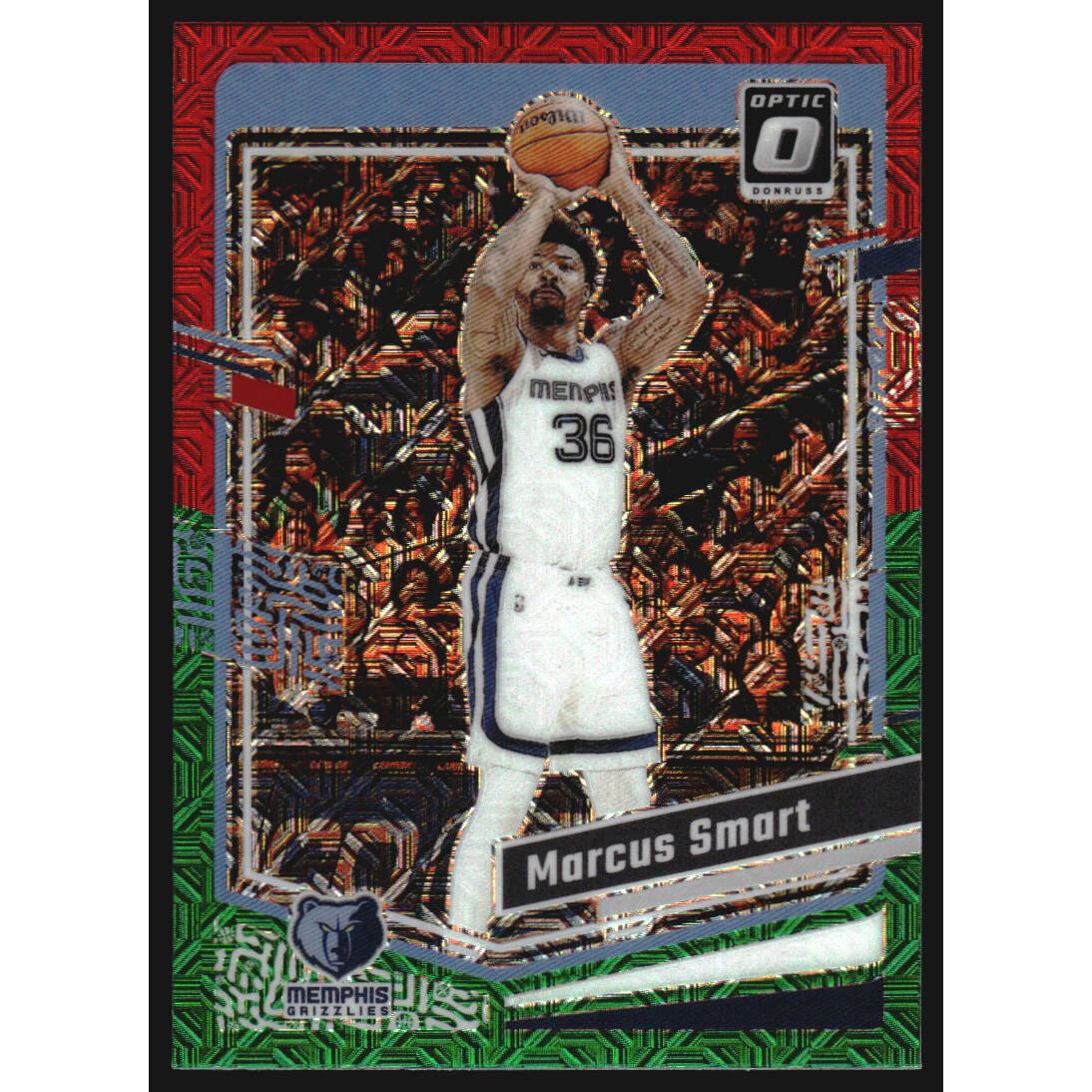 2023-24 Donruss Optic Choice Red and Green #152 Marcus Smart