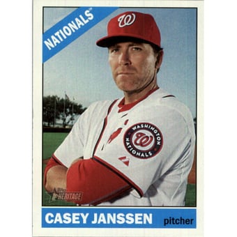 2015 Topps Heritage Gum Stained Back #700 Casey Janssen