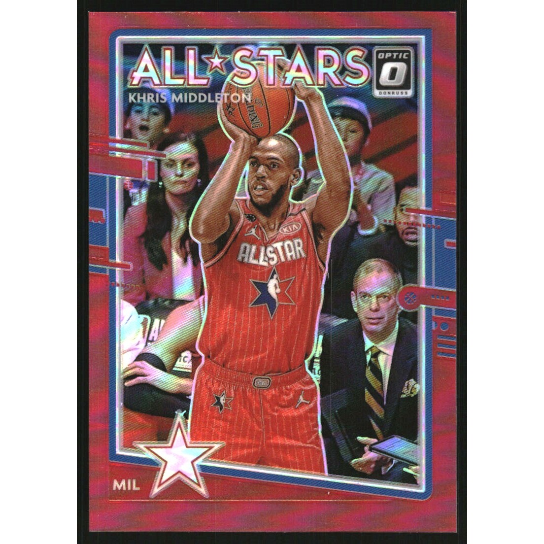 2020-21 Donruss Optic All Stars Red #20 Khris Middleton 2020-21 Donruss Optic All Stars Red #20 Khris Middleton