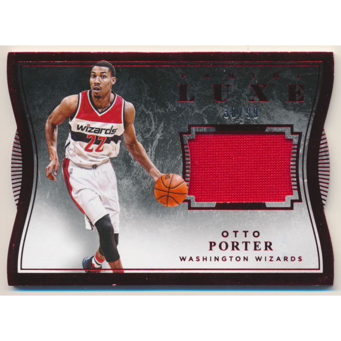 2015-16 Panini Luxe Memorabilia Die Cuts Red #65 Otto Porter/99