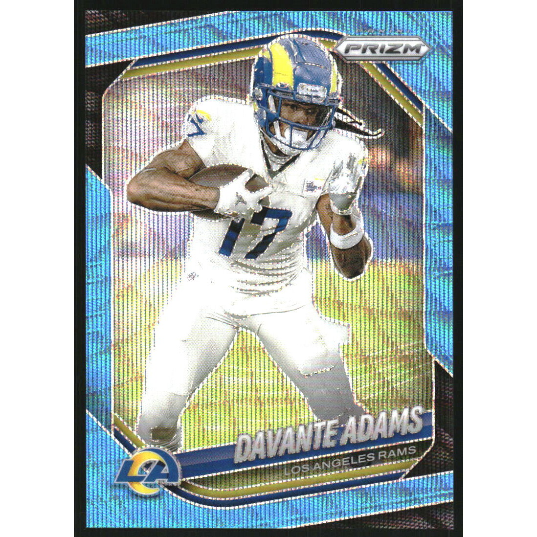 2025 Panini Prizm Prizms Blue Wave #104 Davante Adams