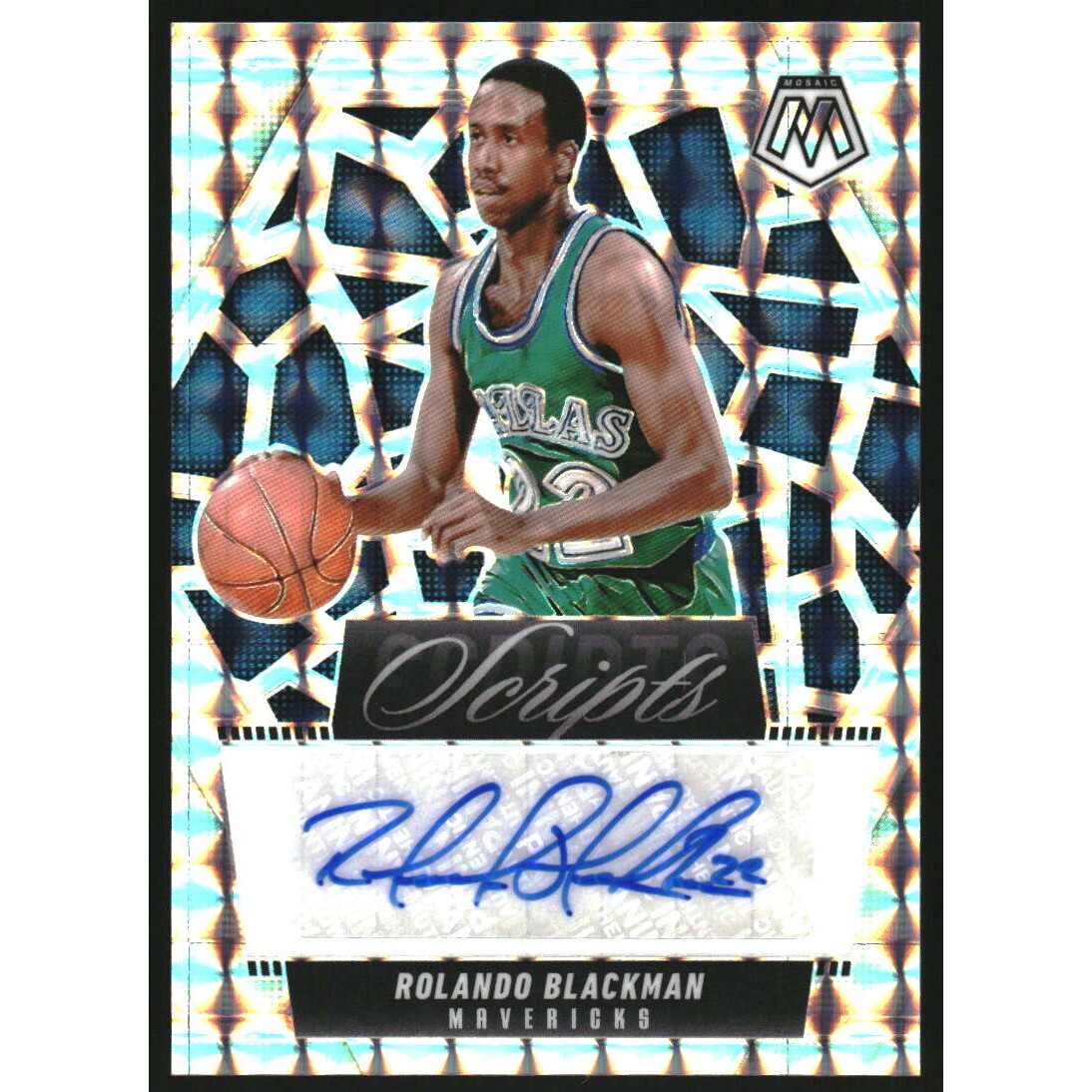2024-25 Panini Mosaic Scripts #88 Rolando Blackman