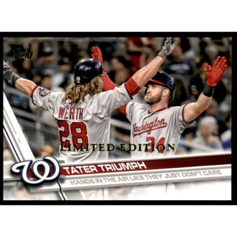 2017 Topps Limited #584 Tater Triumph/Jayson Werth/Bryce Harper