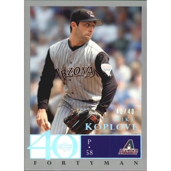 2003 Upper Deck 40-Man Rainbow #504 Mike Koplove