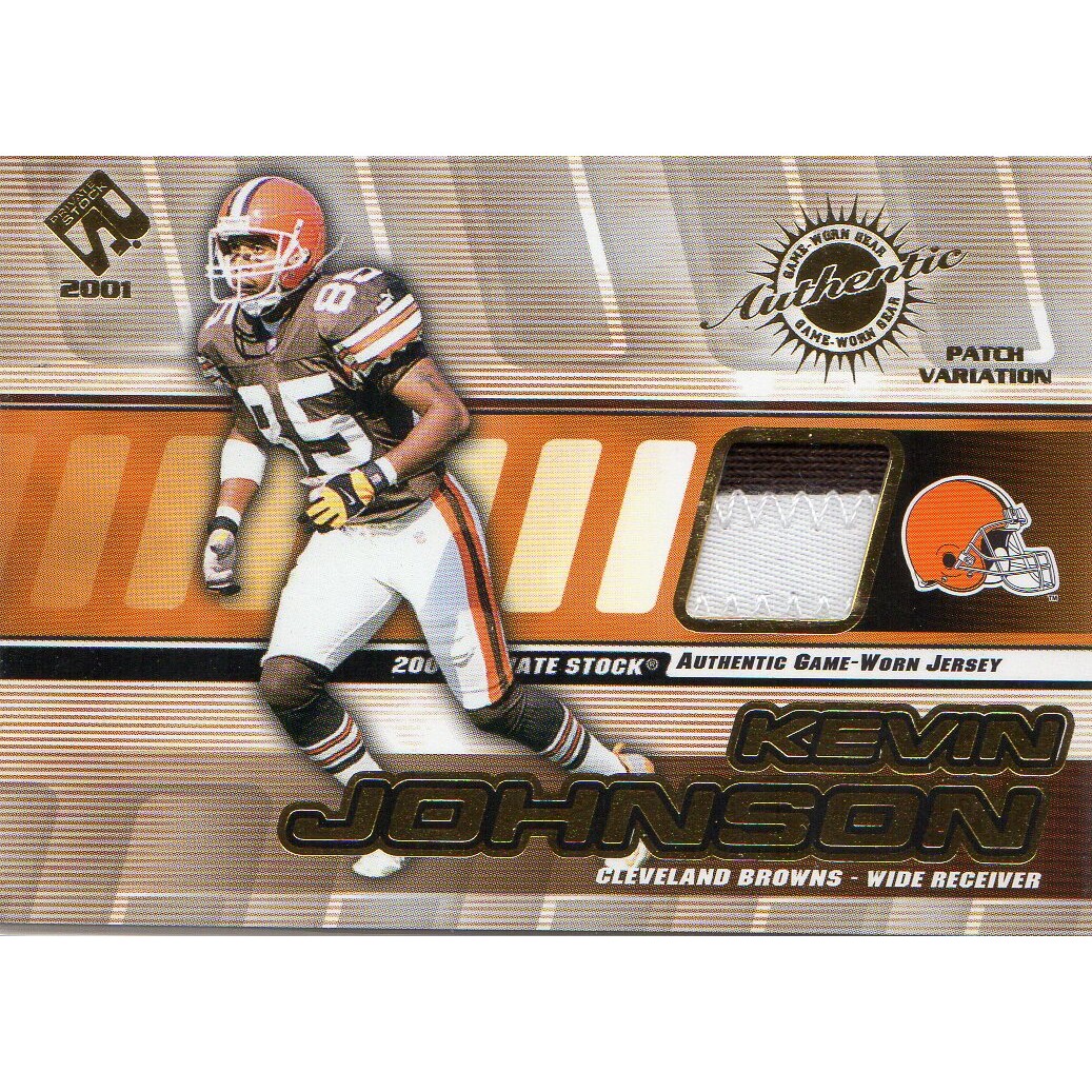 2001 Private Stock Game Worn Gear Patch #38 Kevin Johnson/200