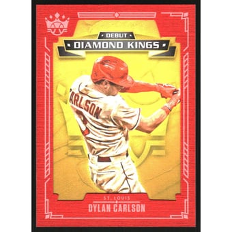 2021 Diamond Kings Debut Diamond Kings Red Frame #26 Dylan Carlson