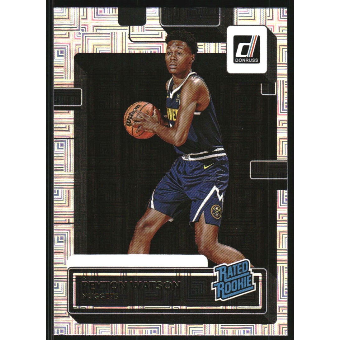 2022-23 Donruss Choice #230 Peyton Watson RR