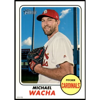 2017 Topps Heritage 5x7 #540 Michael Wacha