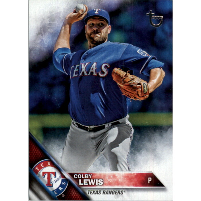 2016 Topps Vintage Stock #305 Colby Lewis. rookie card picture