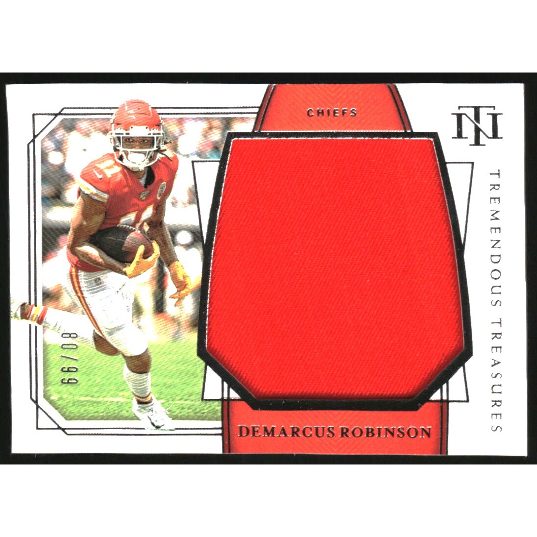 2019 Panini National Treasures Tremendous Treasures #14 Demarcus Robinson/99. rookie card picture