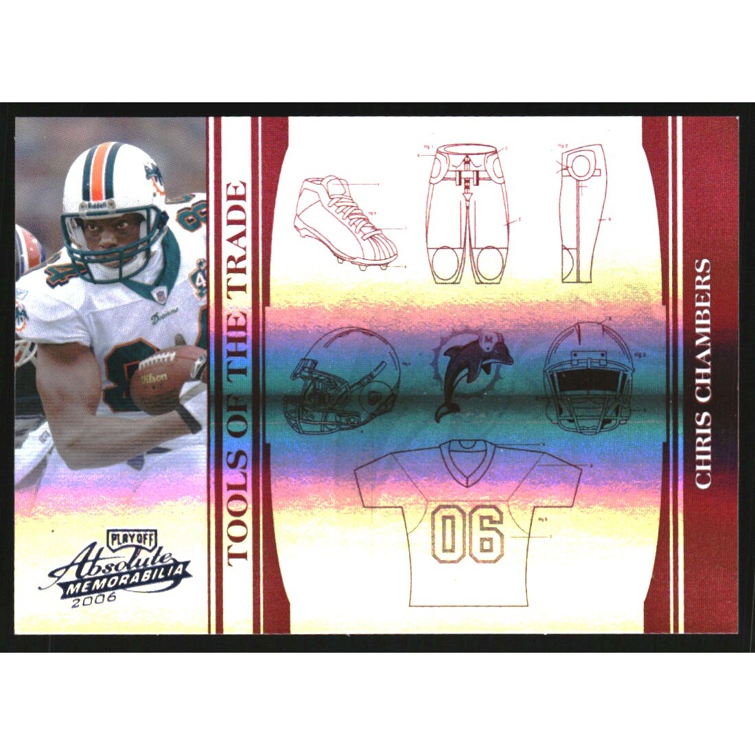 2006 Absolute Memorabilia Tools of the Trade Red Spectrum #TOT30 Chris Chambers