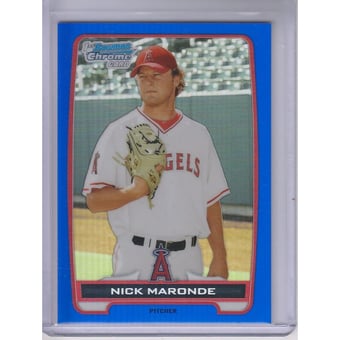 2012 Bowman Chrome Prospects Blue Refractors #BCP31 Nick Maronde