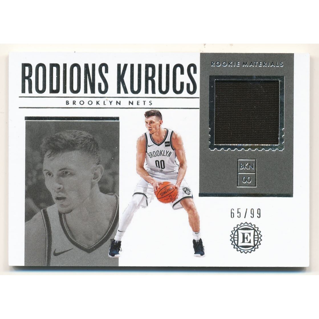 2018-19 Panini Encased Rookie Materials #34 Rodions Kurucs