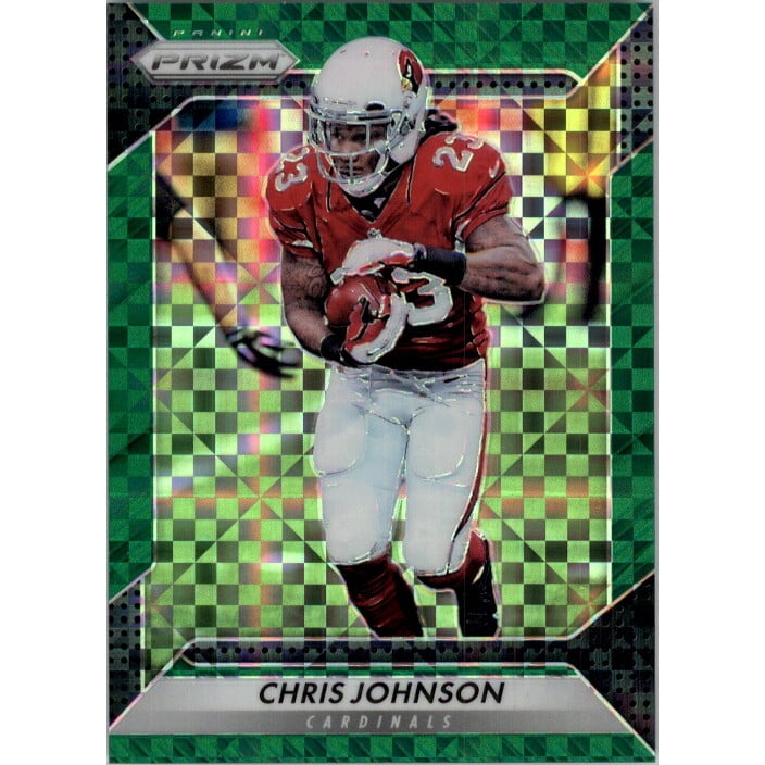 2016 Panini Prizm Prizms Green Power #53 Chris Johnson. rookie card picture