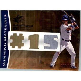 2008 SPx Winning Materials Jersey Number 125 #RF Rafael Furcal
