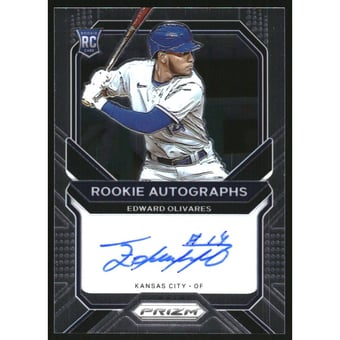 2021 Panini Prizm Rookie Autographs #28 Edward Olivares