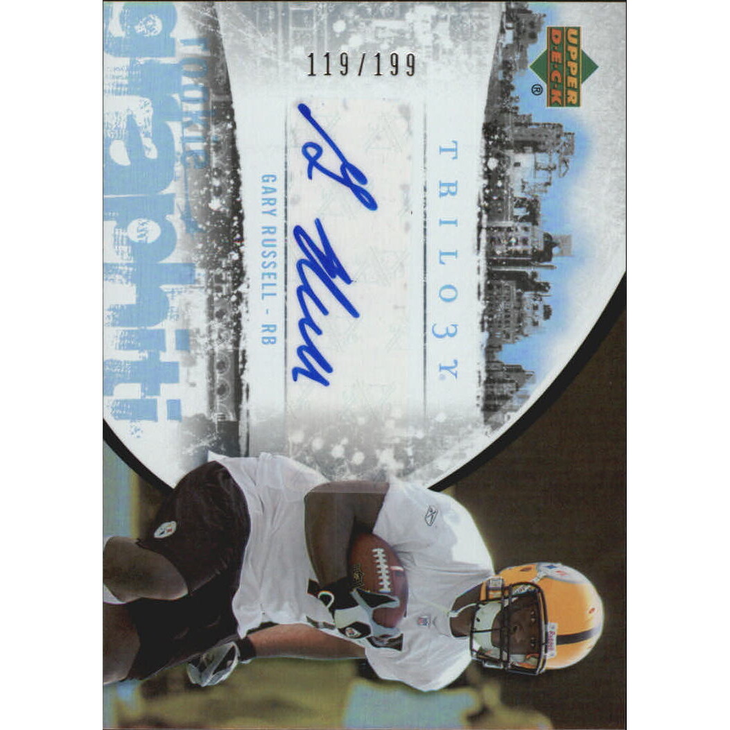 2007 Upper Deck Trilogy Graphiti Autographs #GR Gary Russell/199. rookie card picture