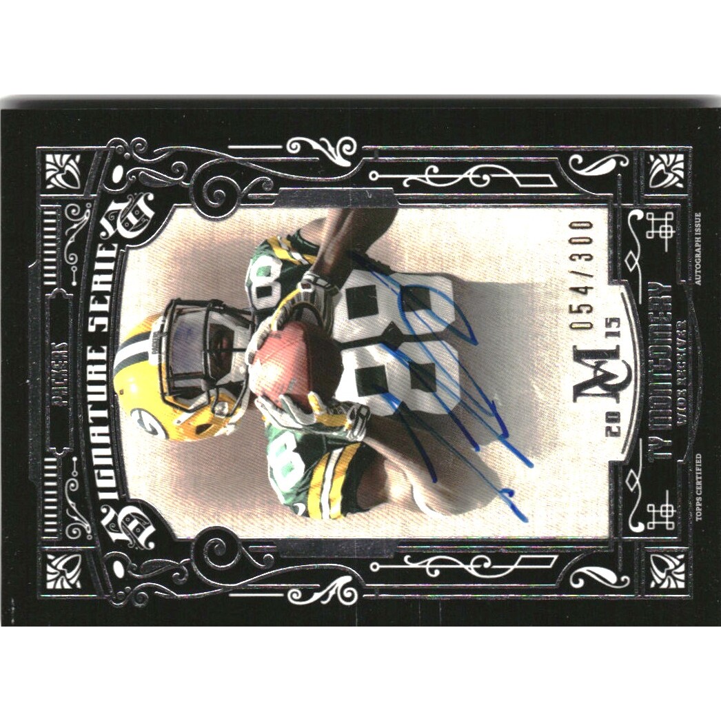 2015 Topps Museum Collection Signature Series Autographs #SSATM Ty Montgomery/300 2015 Topps Museum Collection Signature Series Autographs #SSATM Ty Montgomery/300