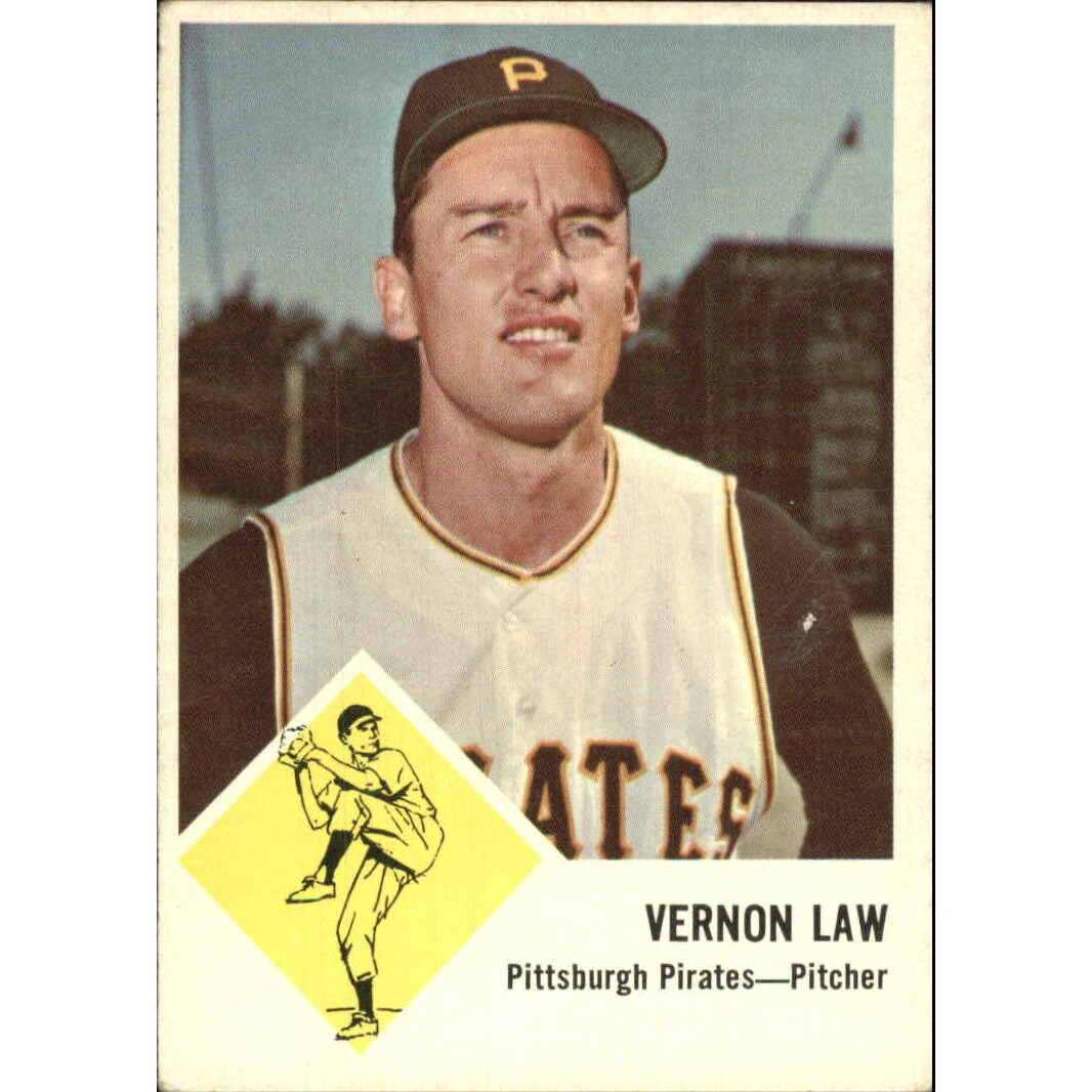 1963 Fleer #58 Vern Law. rookie card picture