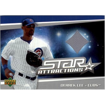 2006 Upper Deck Star Attractions Swatches #DL Derrek Lee Jsy