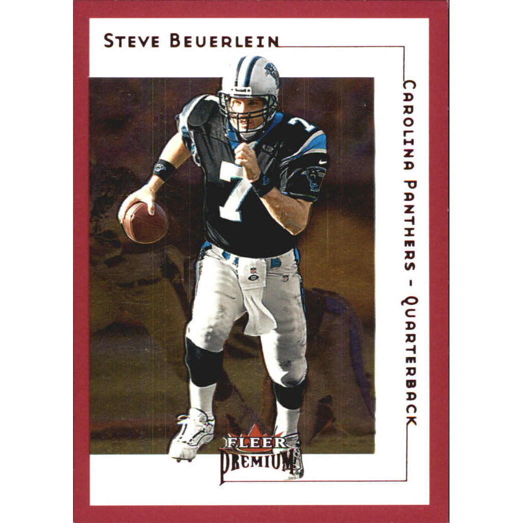 2001 Fleer Premium Star Ruby #157 Steve Beuerlein