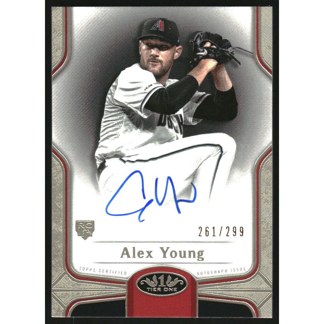 2020 Topps Tier One Break Out Autographs #BOAAY Alex Young. rookie card picture