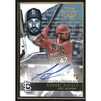 2020 Topps Gold Label Framed Autographs #GLARRA Rangel Ravelo