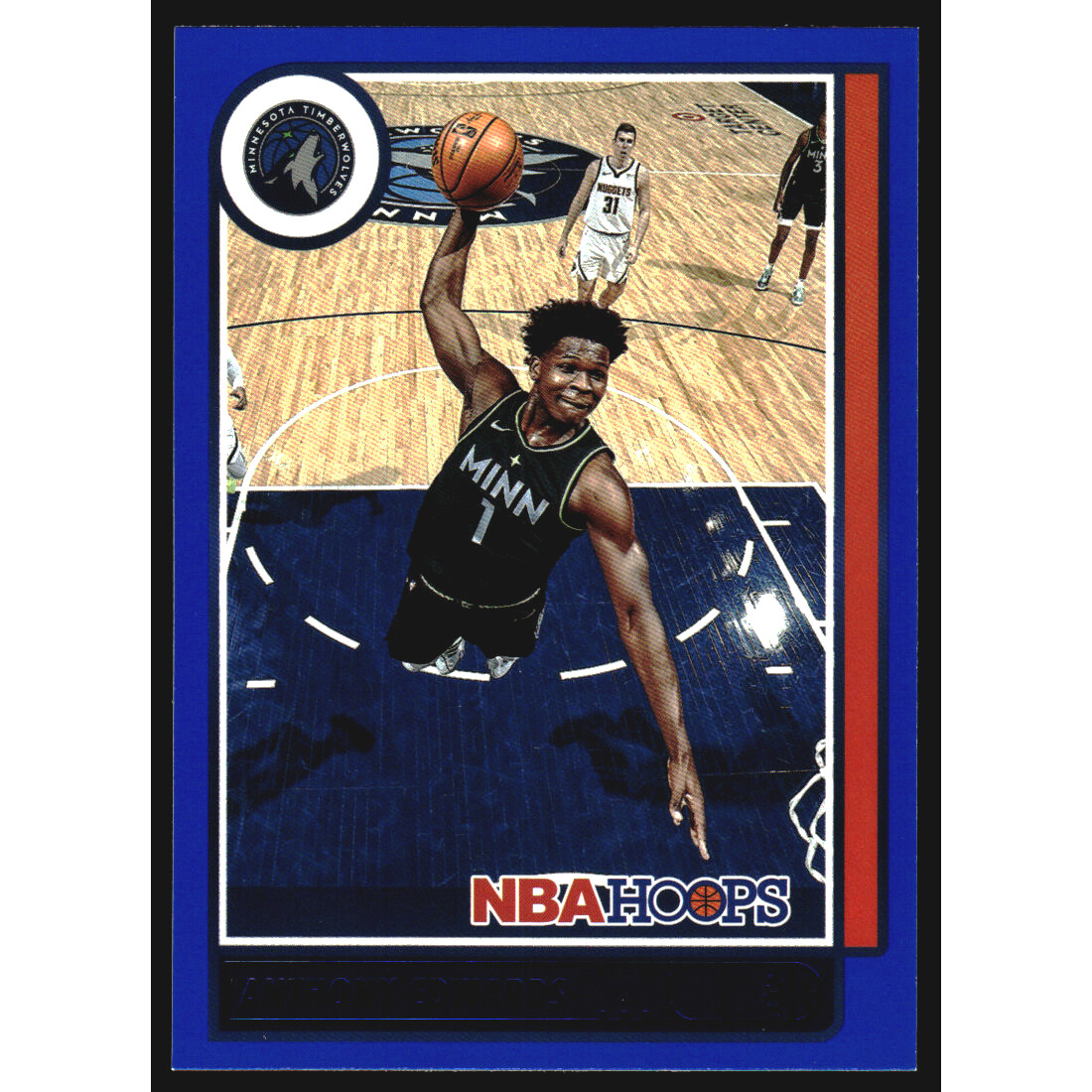 2021-22 Hoops Blue #151 Anthony Edwards 2021-22 Hoops Blue #151 Anthony Edwards