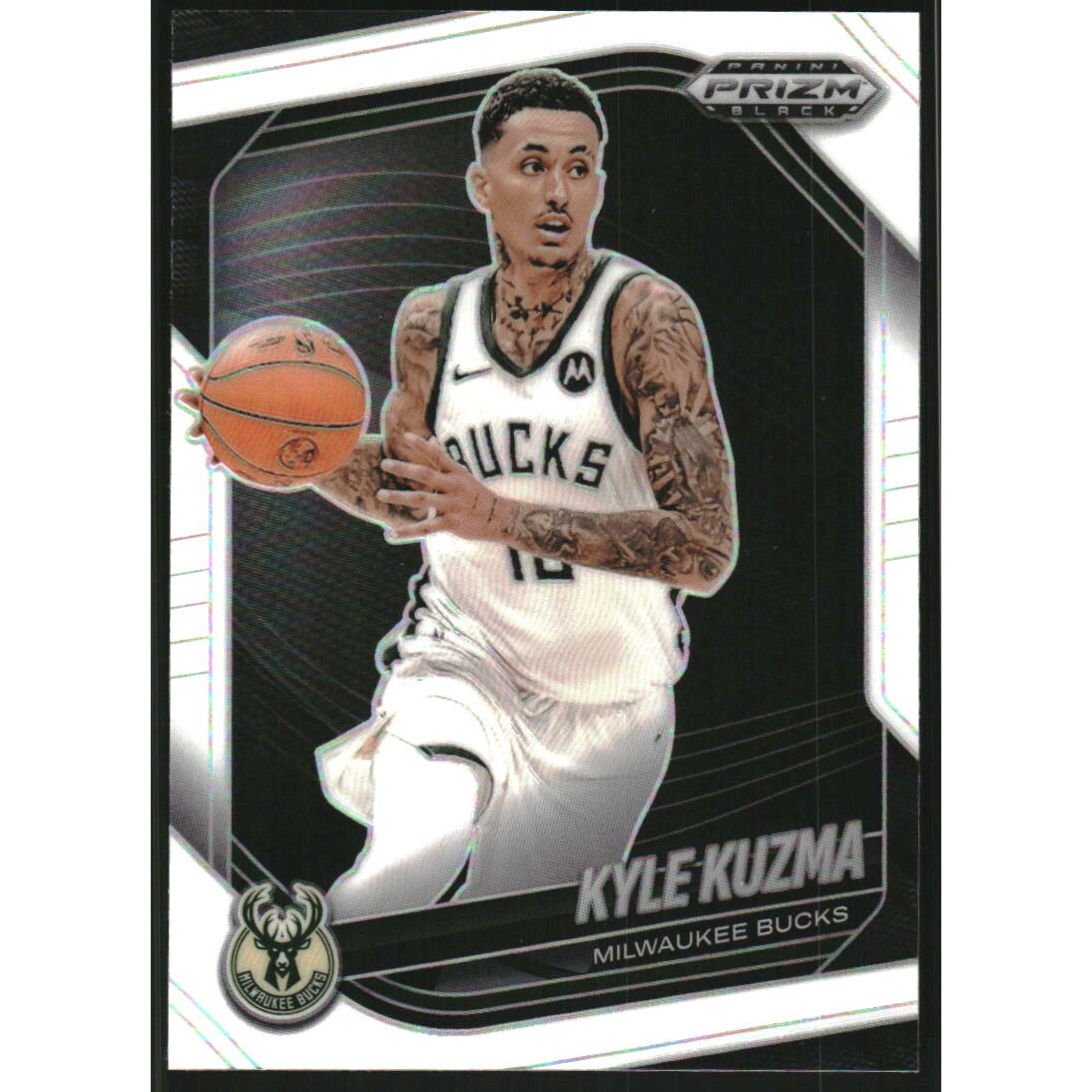 2024-25 Panini Prizm Black Prizms White #84 Kyle Kuzma