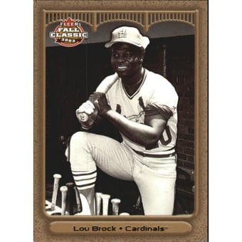 2003 Fleer Fall Classics Championship Gold #5 Lou Brock