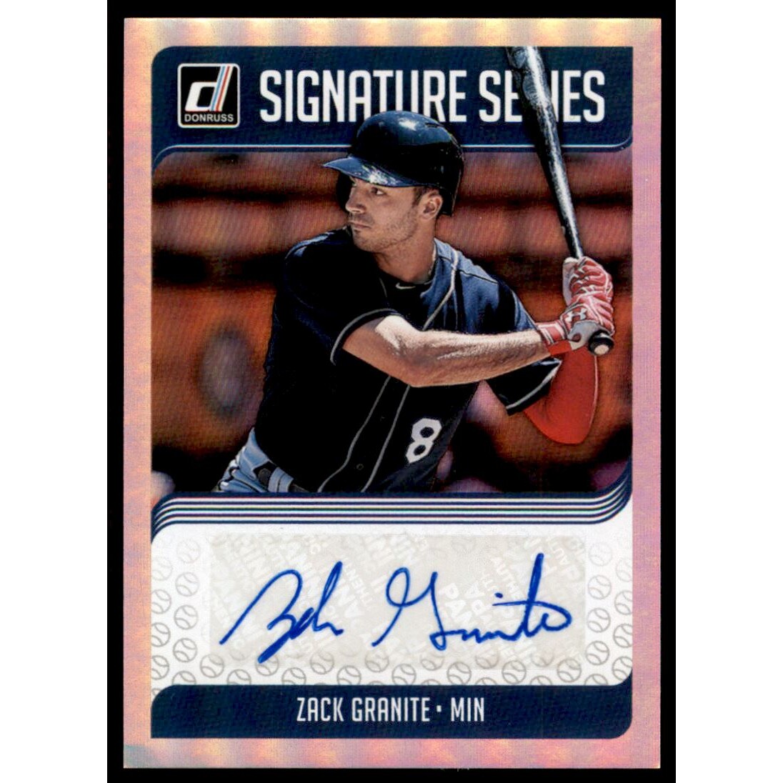 2018 Donruss Signature Series #25 Zack Granite. rookie card picture