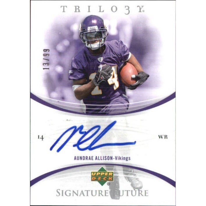 2007 Upper Deck Trilogy Signature Future Autographs #AA Aundrae Allison/99