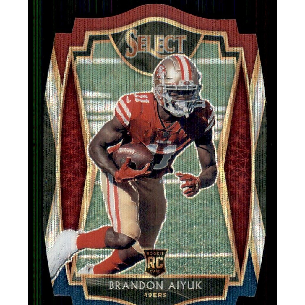 2020 Select Prizm Tri Color Die Cut #166 Brandon Aiyuk