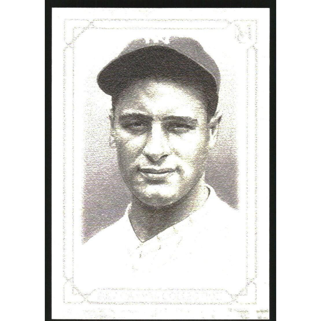 2022 Topps Museum Collection Canvas Collection Reprints #CCR17 Lou Gehrig. rookie card picture