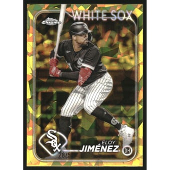 2024 Topps Chrome Sapphire Gold Refractors #420 Eloy Jimenez