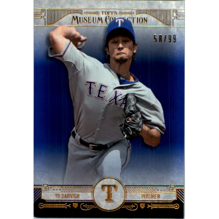 2015 Topps Museum Collection Blue #5 Yu Darvish 2015 Topps Museum Collection Blue #5 Yu Darvish