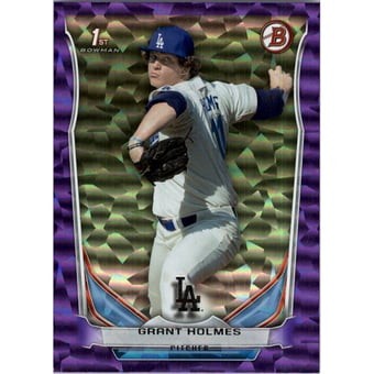 2014 Bowman Draft Purple Ice #DP18 Grant Holmes