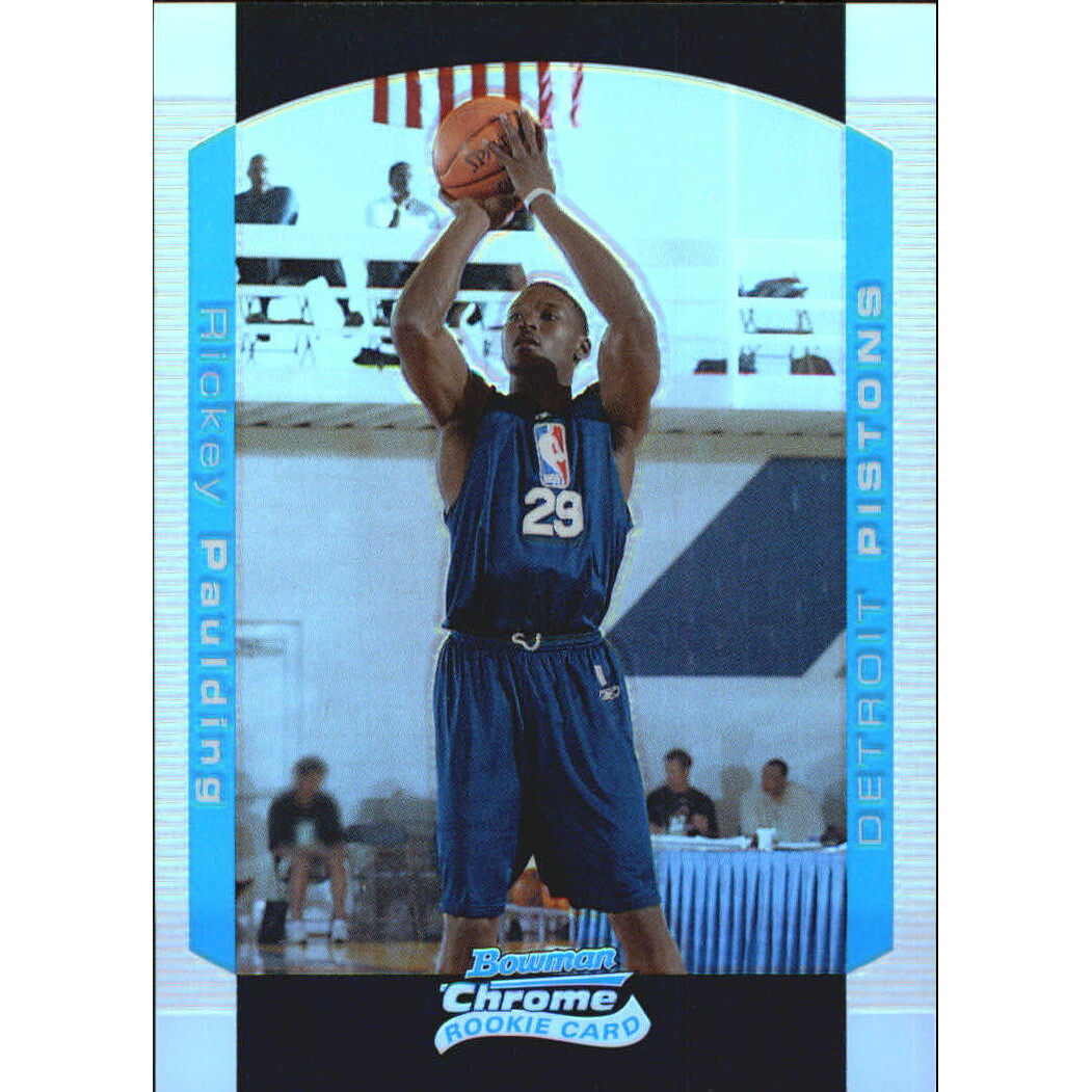 2004-05 Bowman Chrome Refractors #131 Rickey Paulding