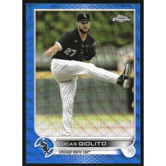 2022 Topps Chrome Blue Wave Refractors #94 Lucas Giolito