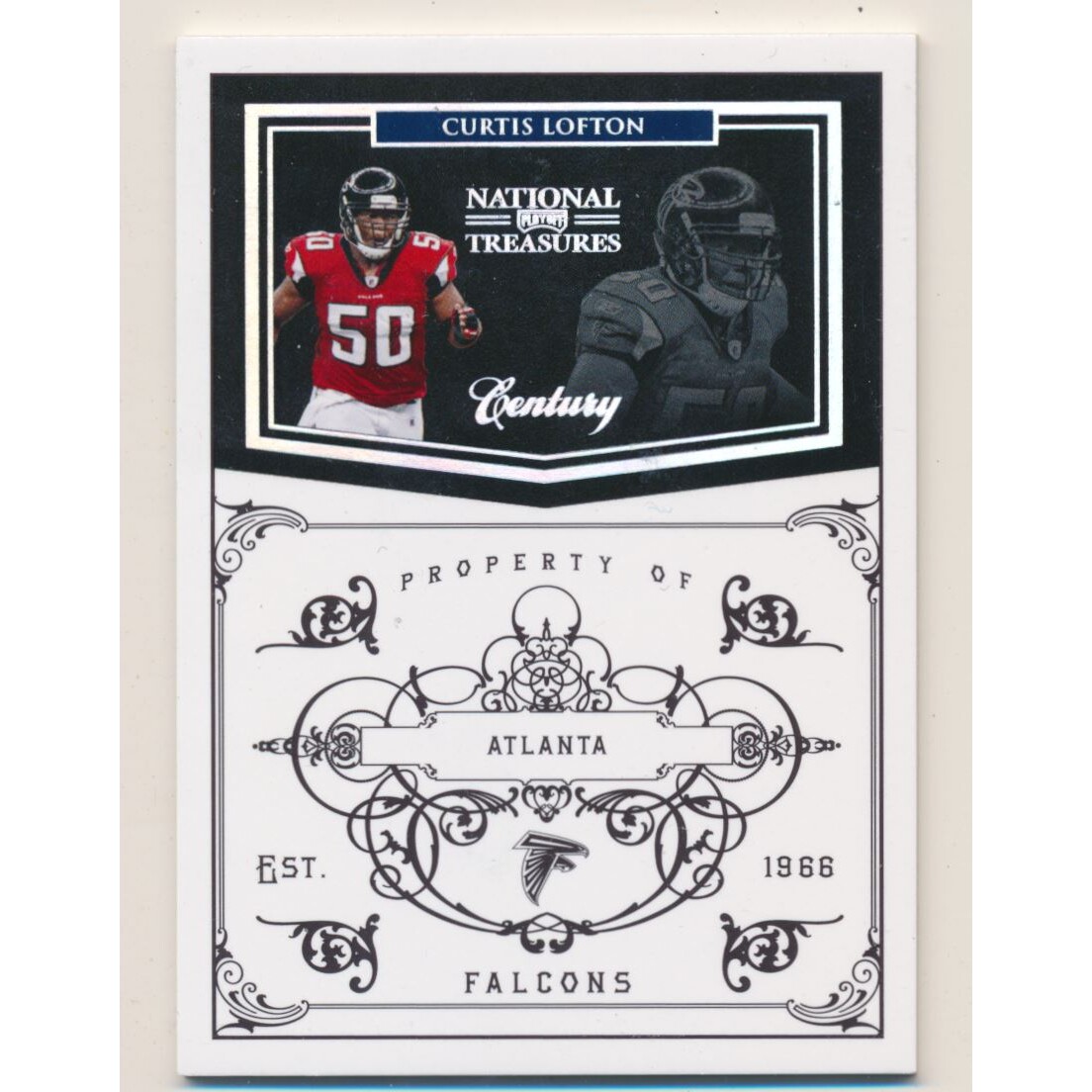 2010 Playoff National Treasures Century Silver #5 Curtis Lofton