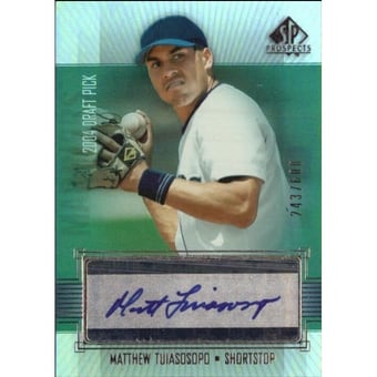 2004 SP Prospects #366 M.Tuiasosopo AU/600 RC