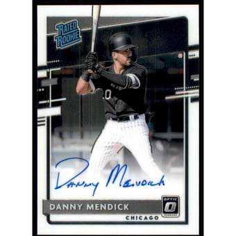 2020 Donruss Optic Rated Rookies Signatures #57 Danny Mendick