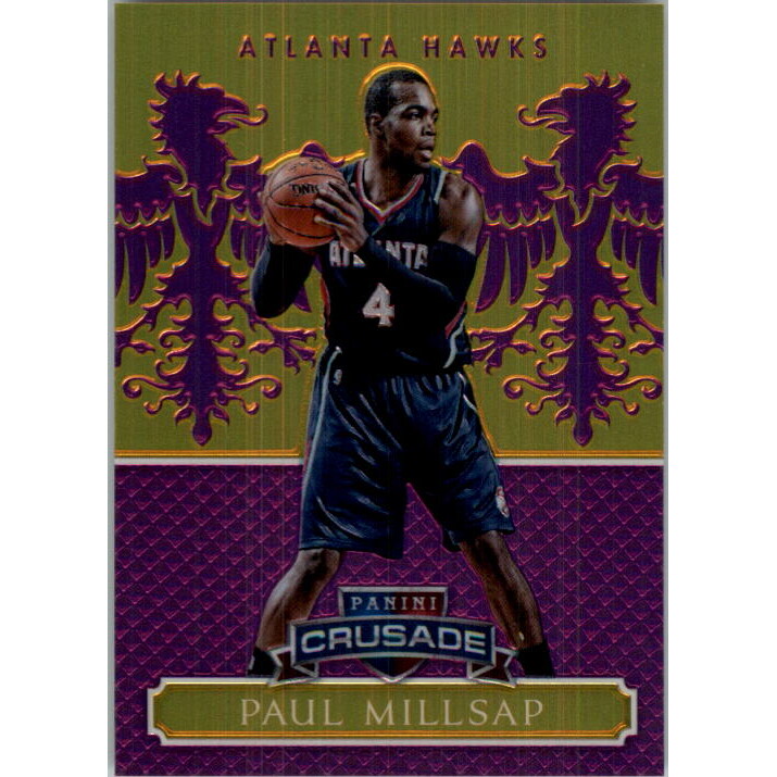 2014-15 Panini Excalibur Crusade Purple #80 Paul Millsap
