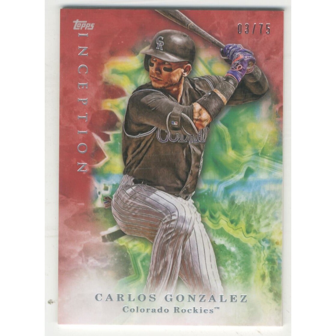 2017 Topps Inception Red #19 Carlos Gonzalez